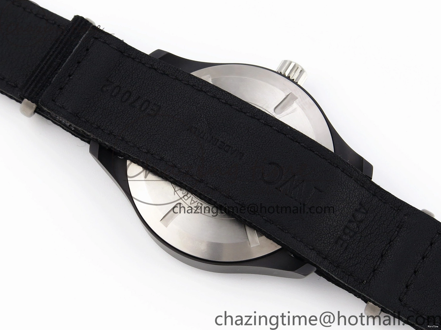 MIROTIME 0208 FreshLook Pilot’s Watch Top Gun Black Ceramic IW326901 ZF 1:1 Best Edition on Black Nylon Strap A 7026